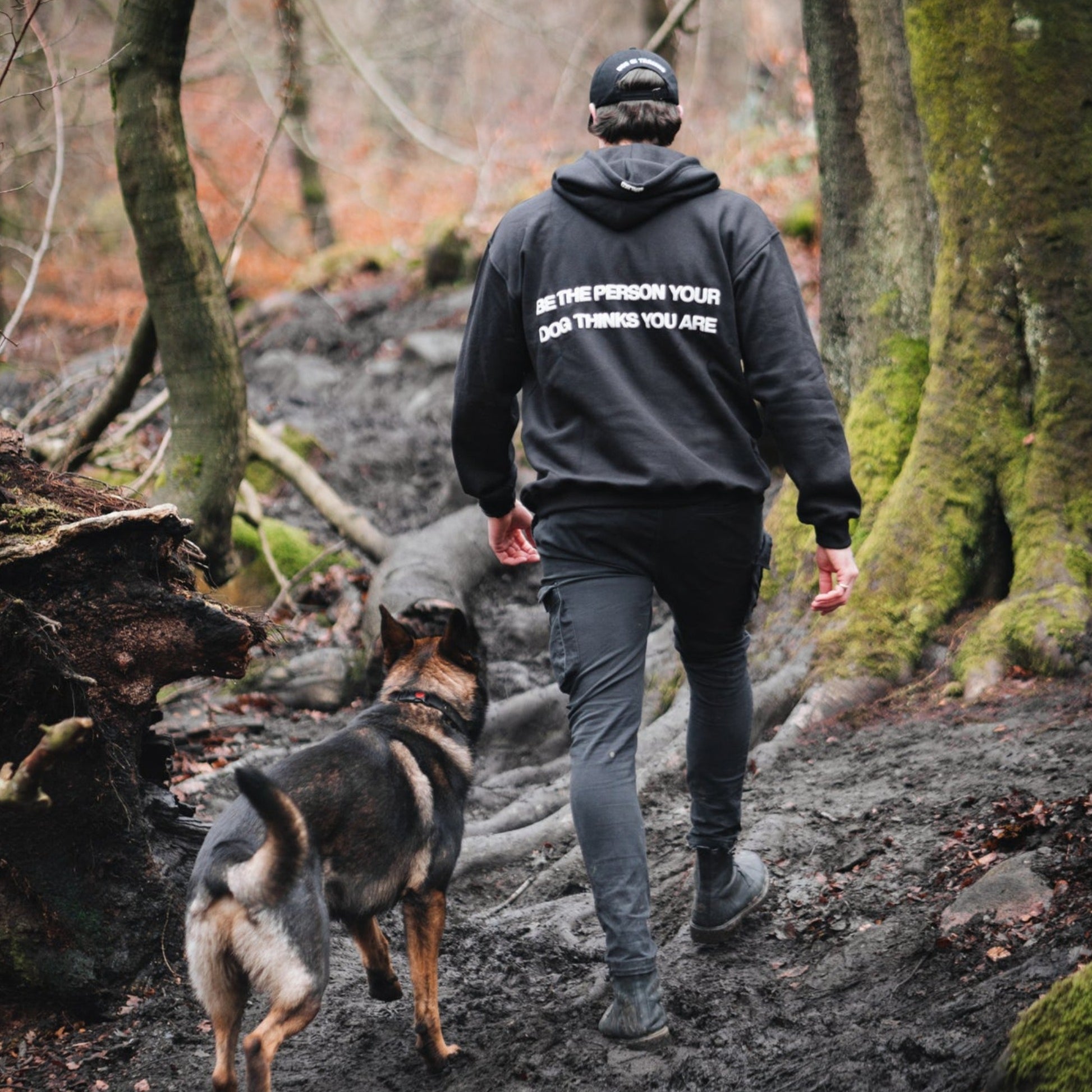 black essential hoody